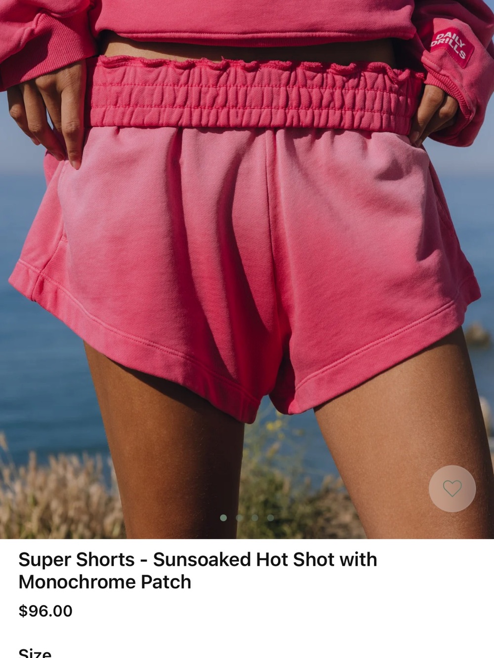 Daily Drills Thermal Super Shorts - Hot Pink